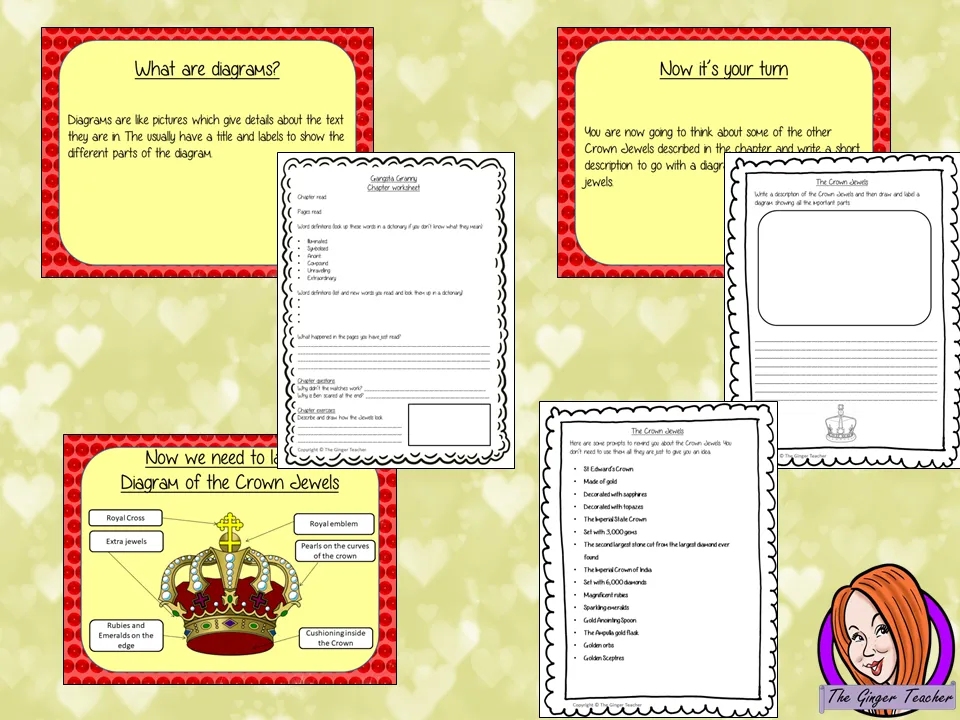 Label and Use Diagrams Lesson  – Gangsta Granny