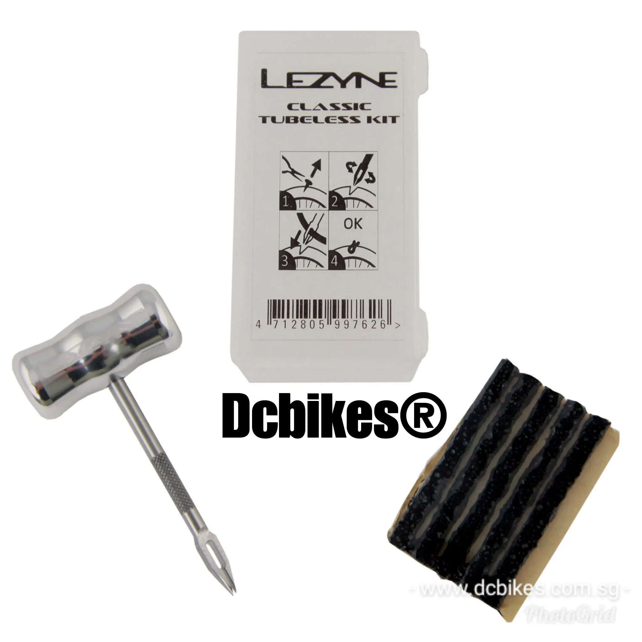Lezyne Tubeless Tyres Emergency Repair Patch Kit