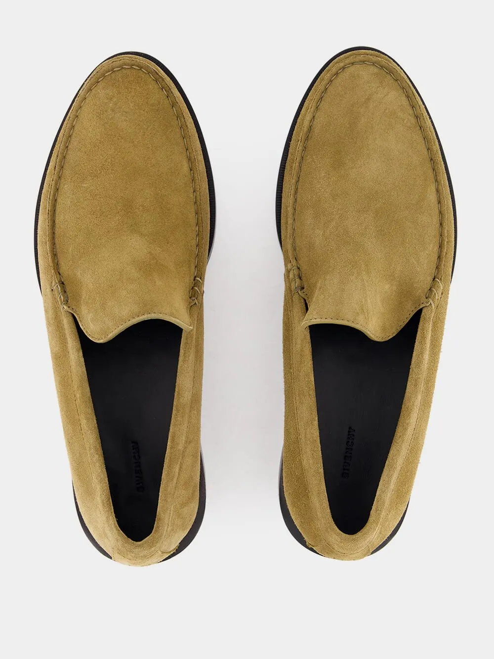 Light Brown 60's Suede Loafers