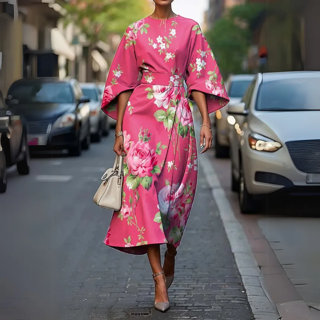 Lucia | Long Dress with Elastic Waist