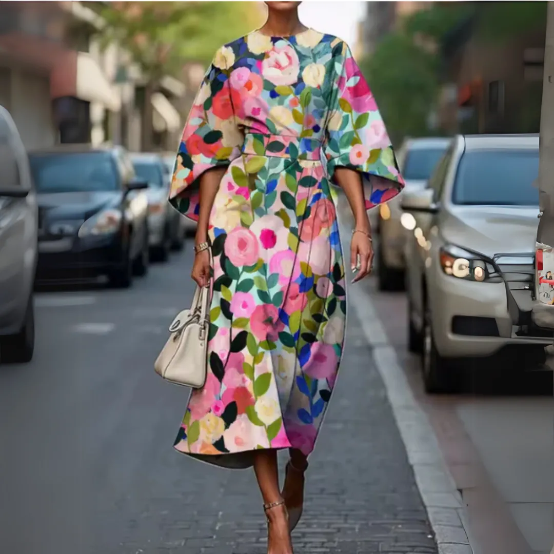 Lucia | Long Dress with Elastic Waist
