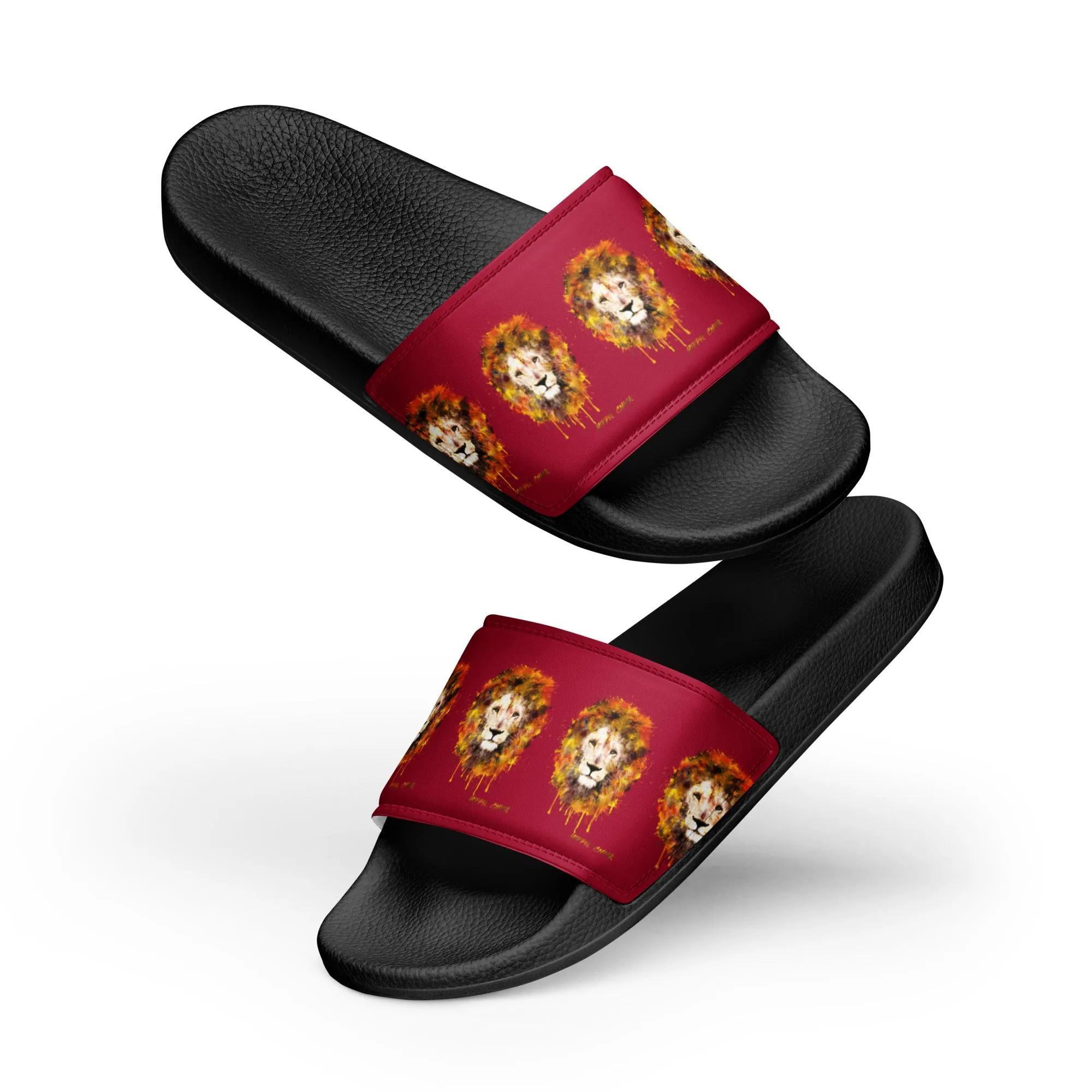 Maroon Women's Slides
