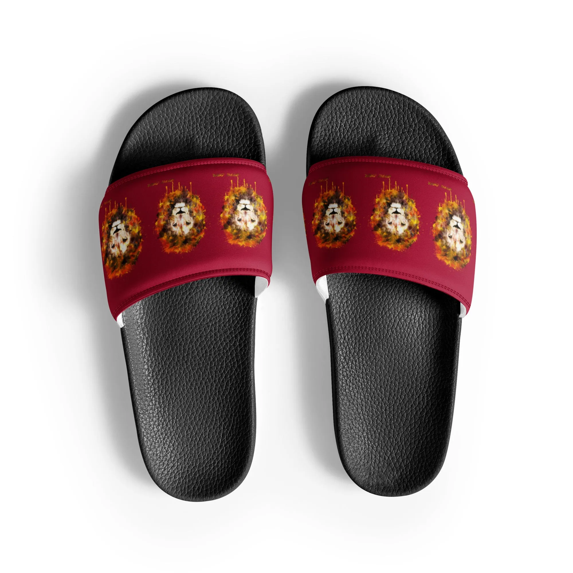 Maroon Women's Slides