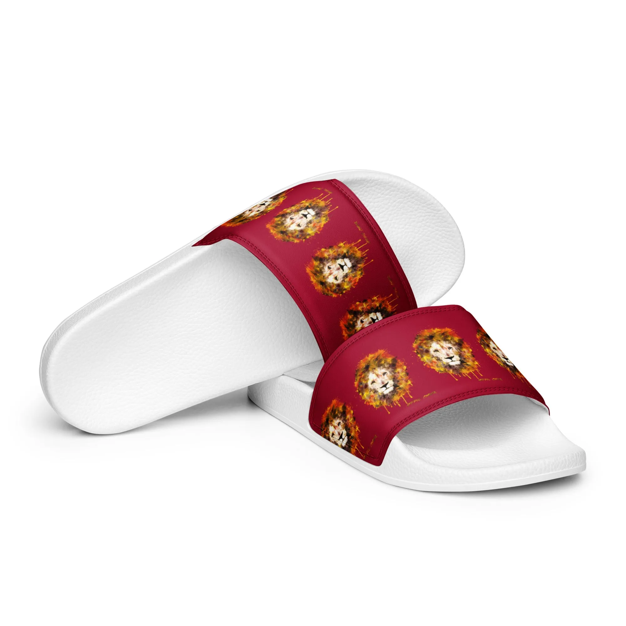 Maroon Women's Slides
