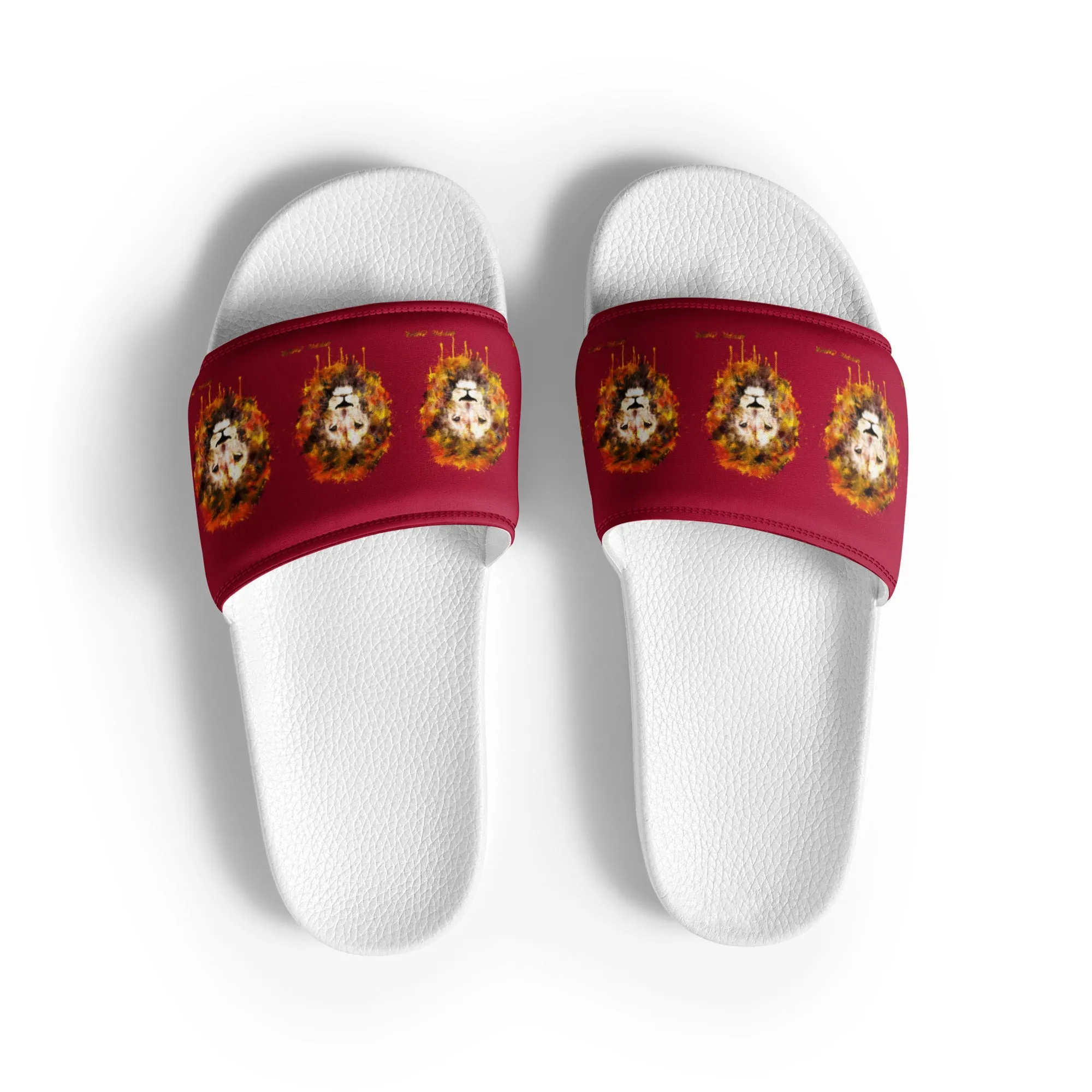 Maroon Women's Slides