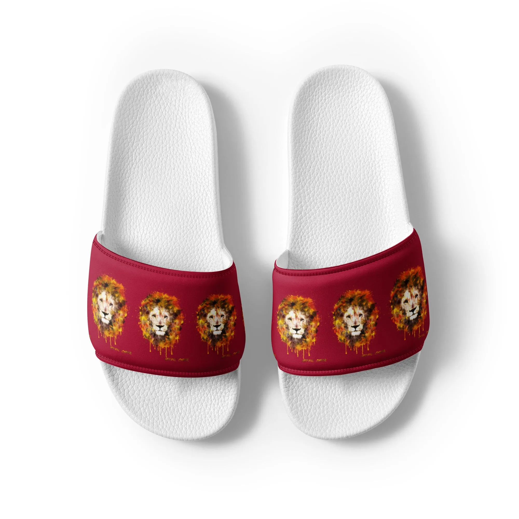 Maroon Women's Slides