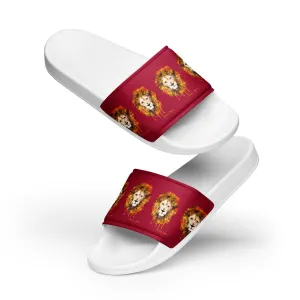 Maroon Women's Slides