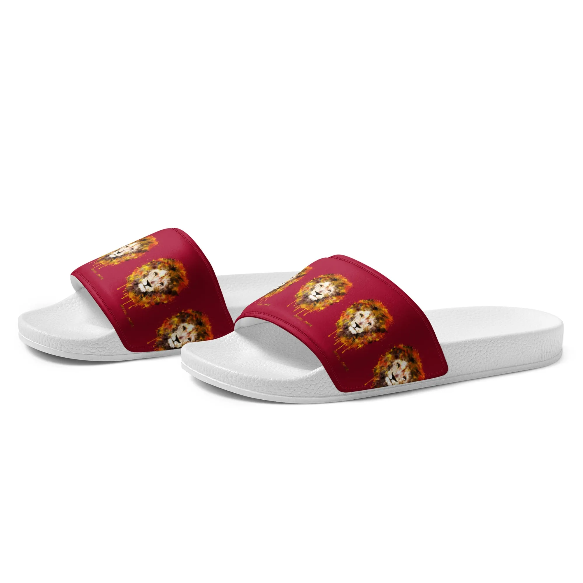 Maroon Women's Slides