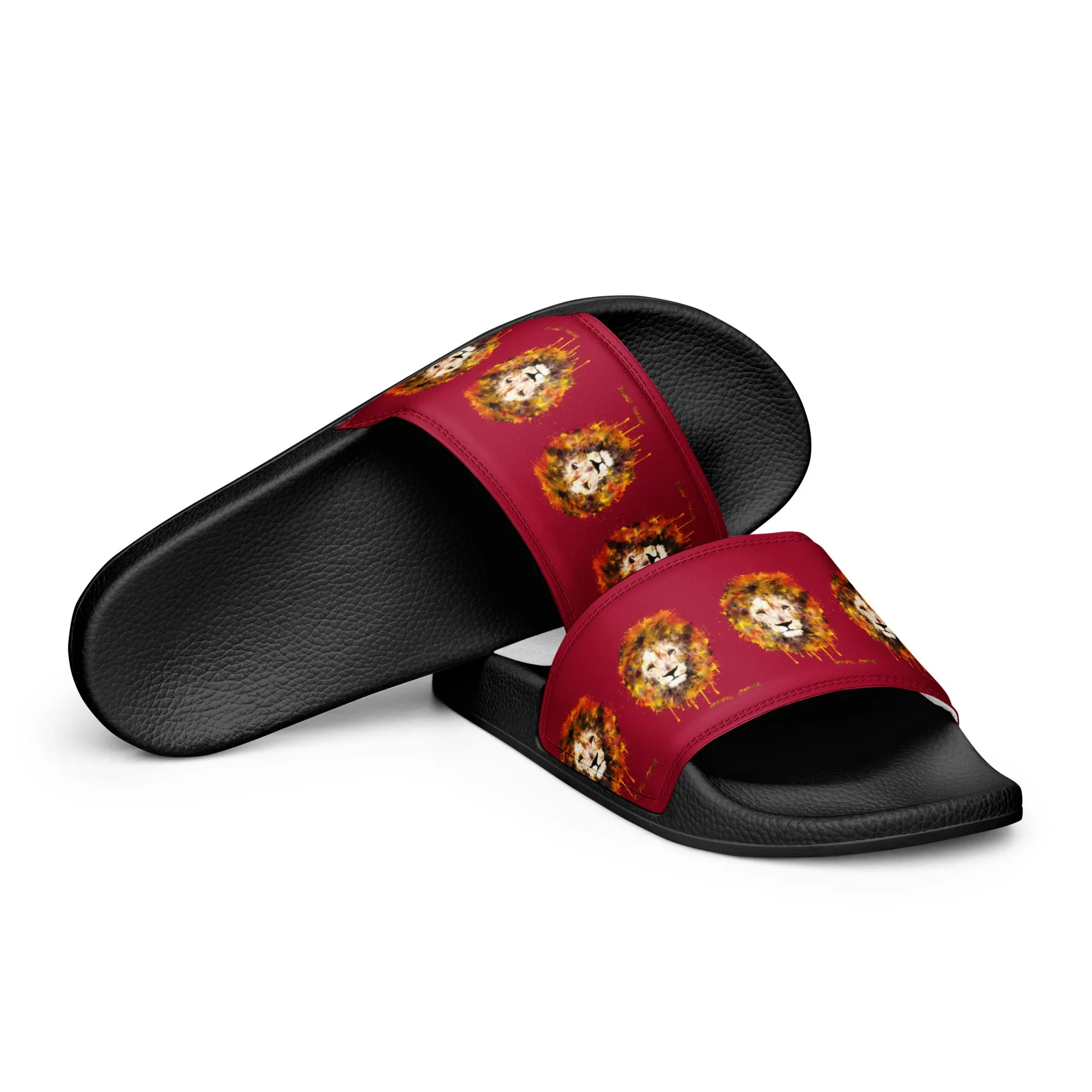 Maroon Women's Slides