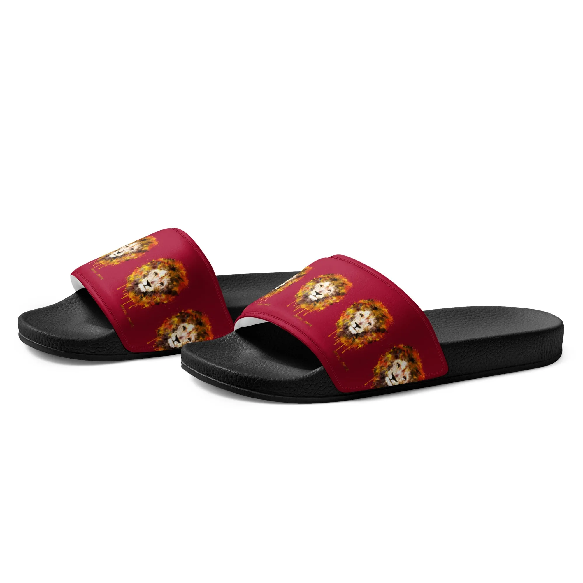 Maroon Women's Slides