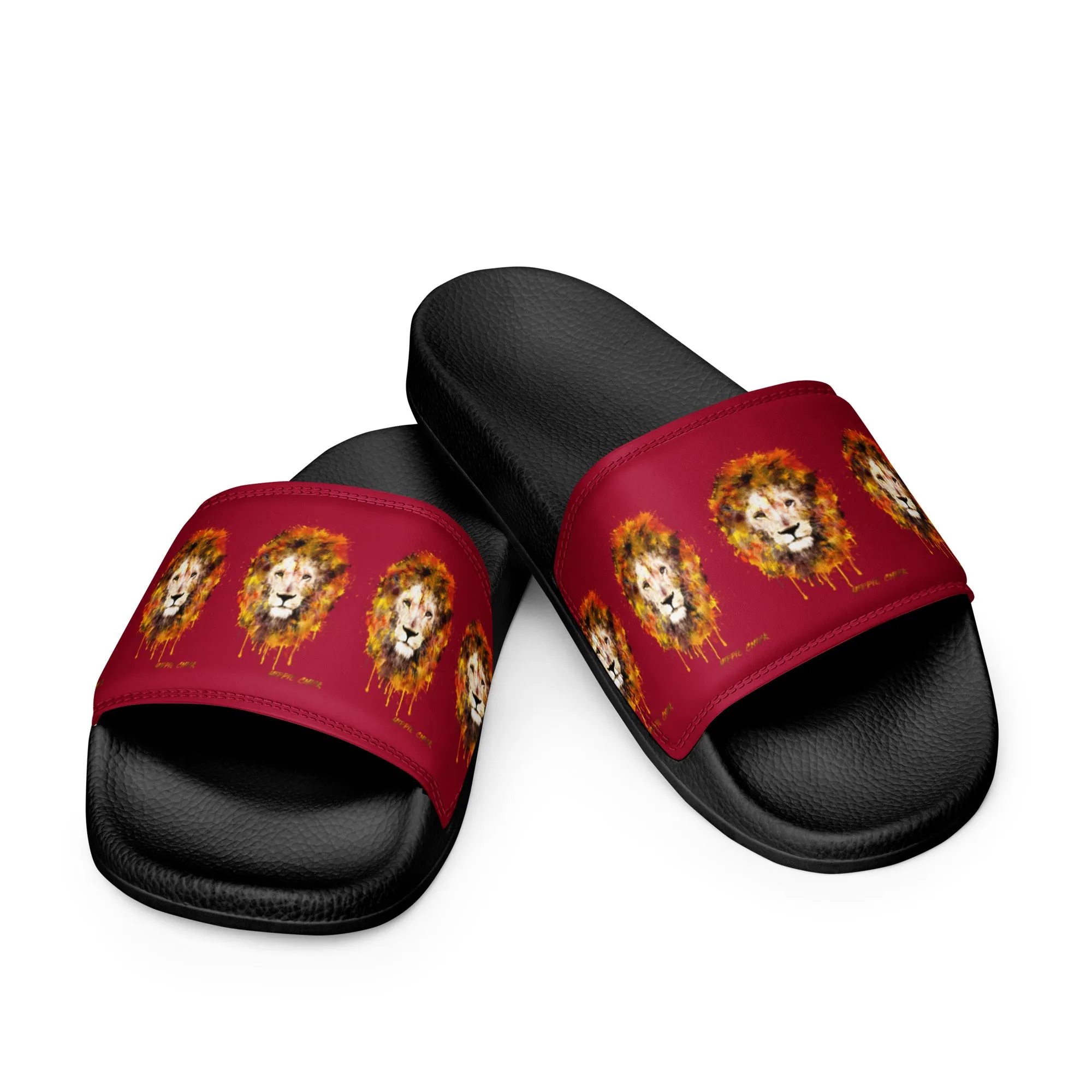 Maroon Women's Slides