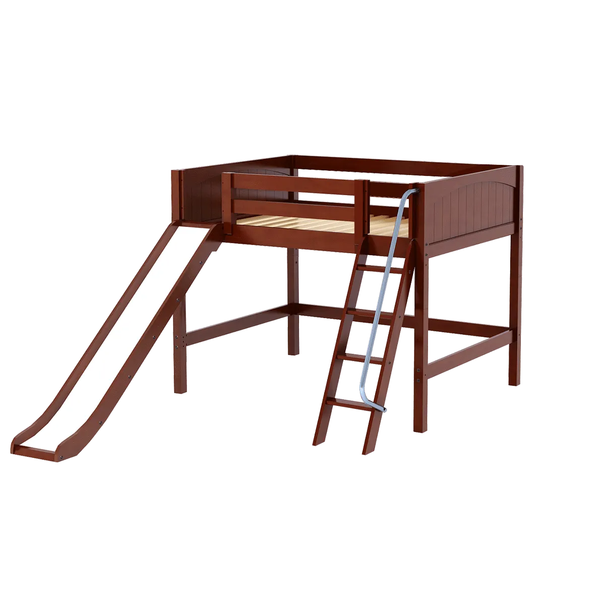 Maxtrix Full Mid Loft Bed with Slide