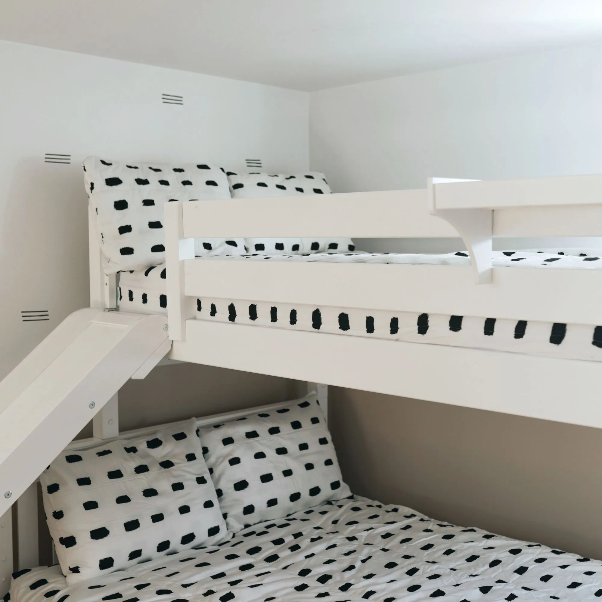 Maxtrix Twin over Full Medium Bunk Bed with Stairs and Slide