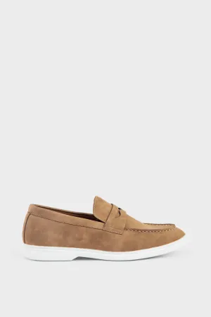 Men Formal Loafers MF7022-Beige