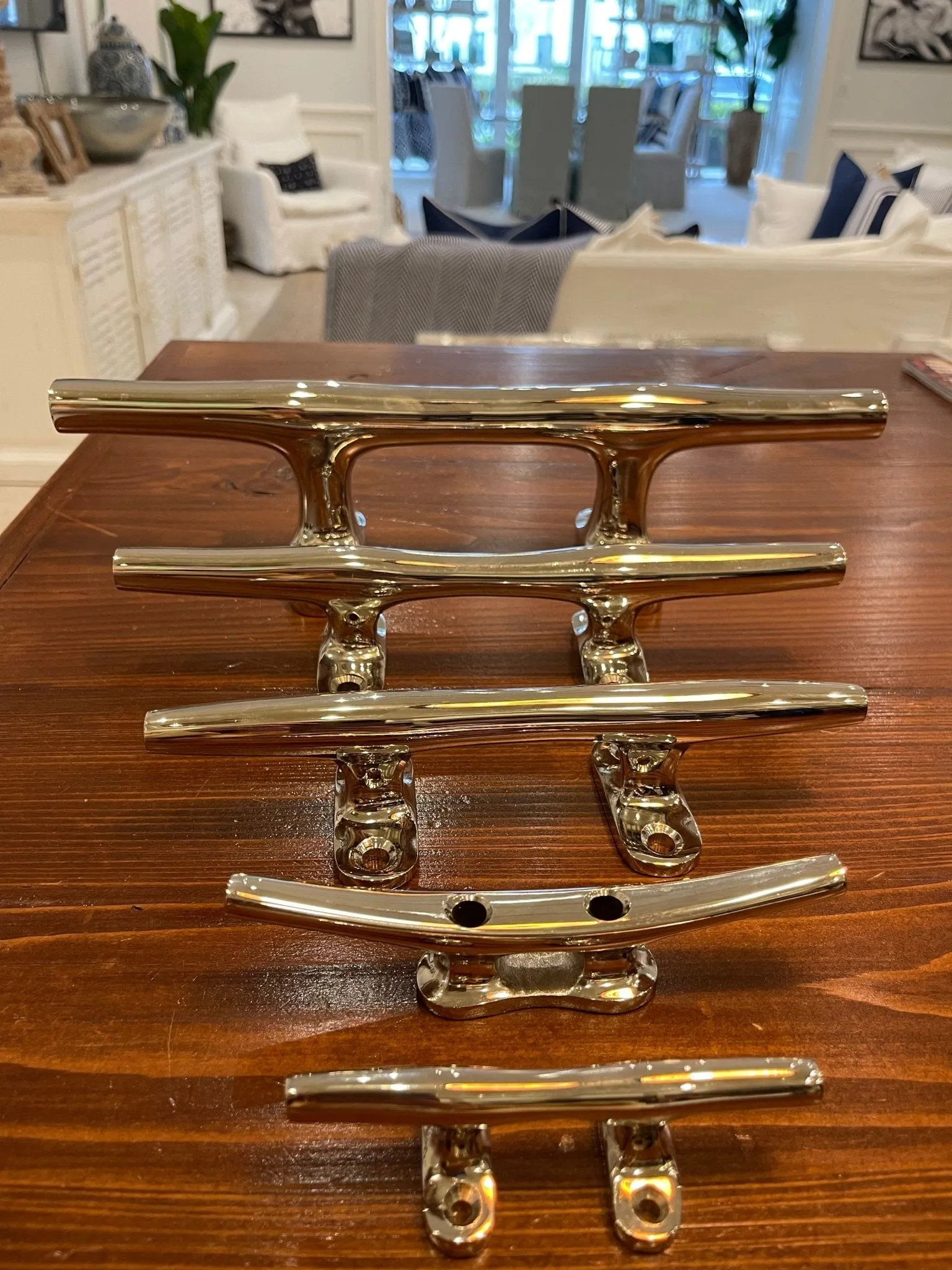 Nautical Nickel Plated Boat Cleat