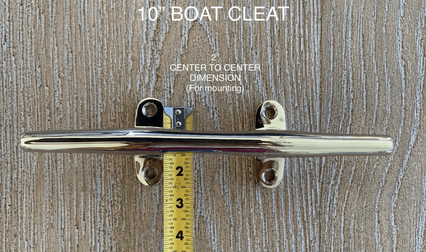Nautical Nickel Plated Boat Cleat