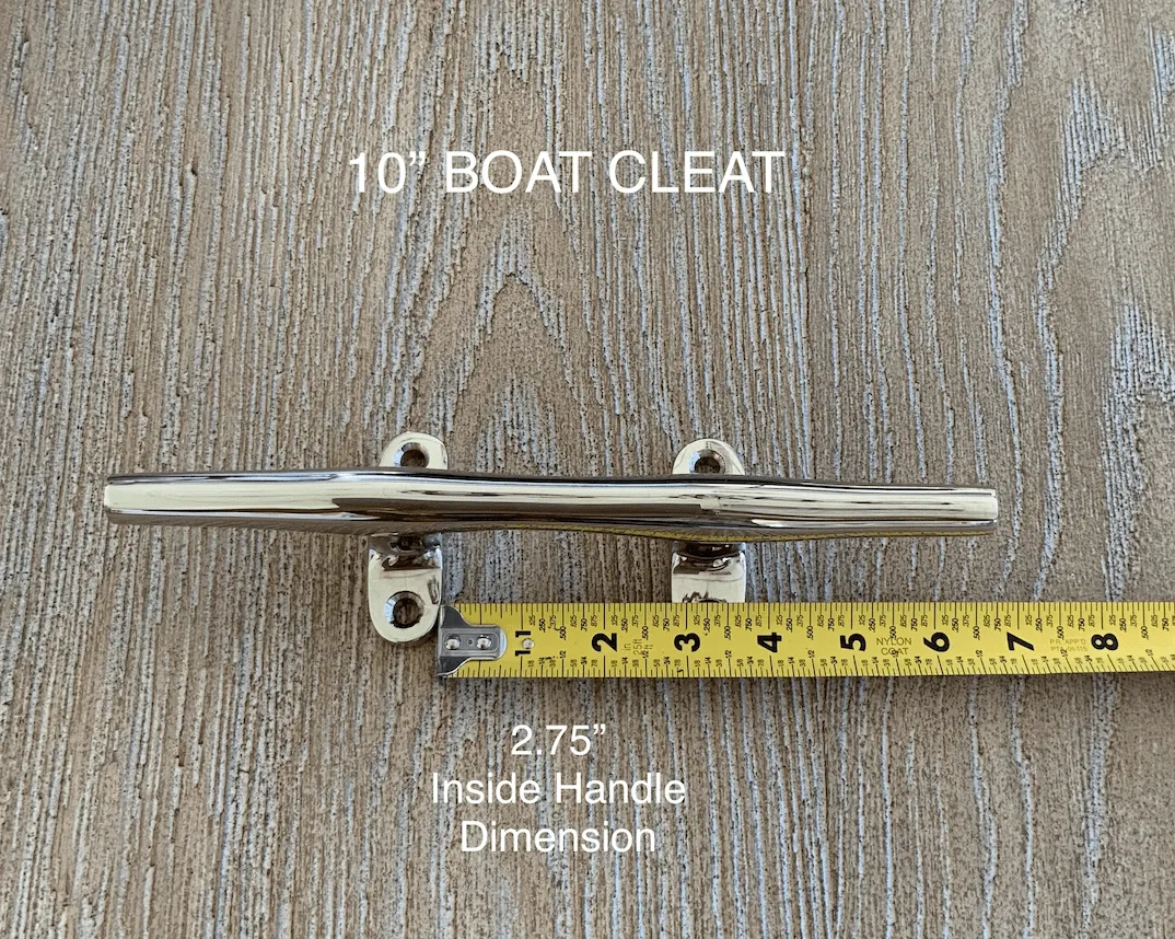 Nautical Nickel Plated Boat Cleat