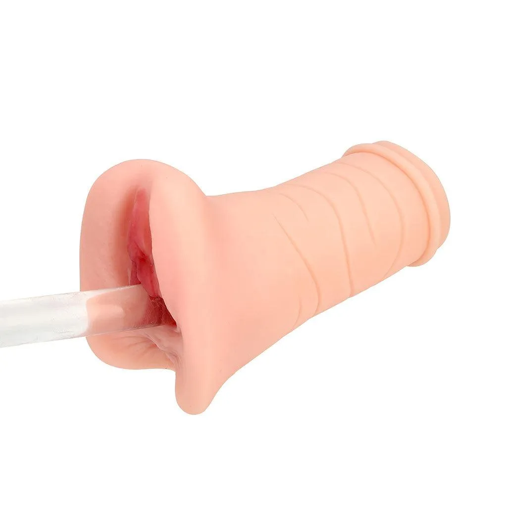 Neojoy - Prominent Inner Lips Handheld Masturbator - 0.59kg - Skin