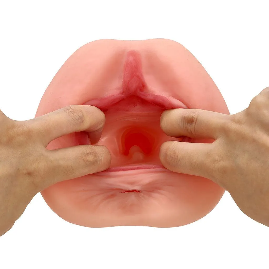 Neojoy - Prominent Inner Lips Handheld Masturbator - 0.59kg - Skin