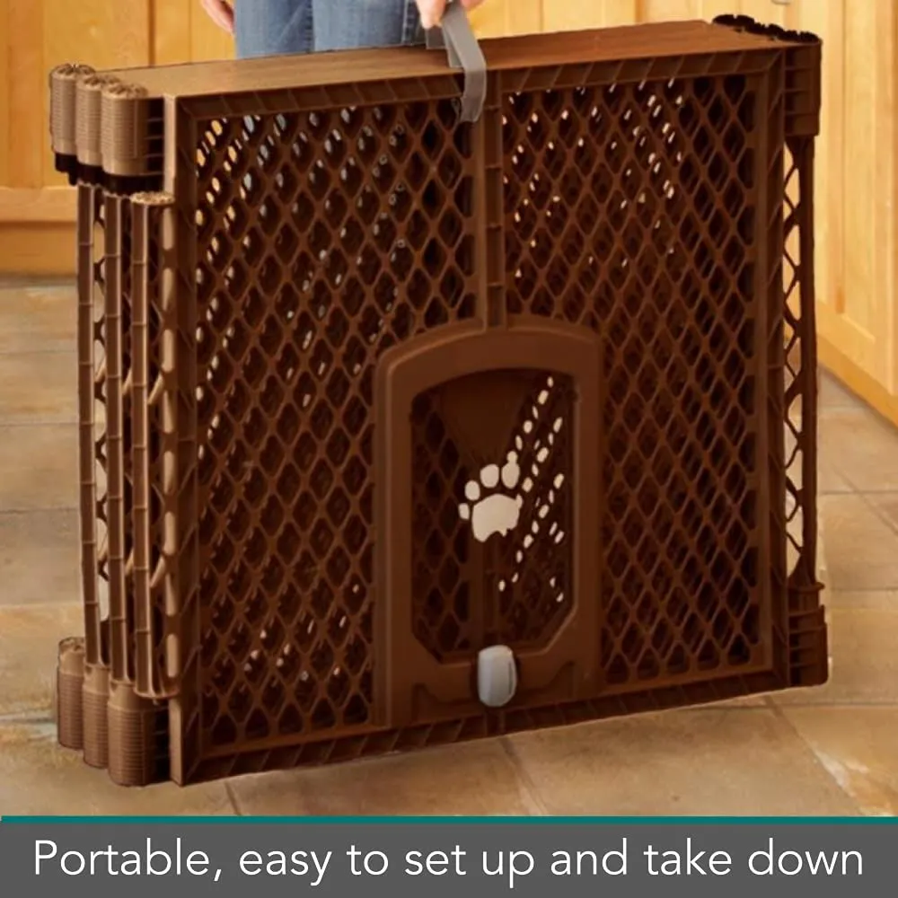 New in box! MyPet Petyard Passage, 8-Panel Pet Containment with Swinging Door