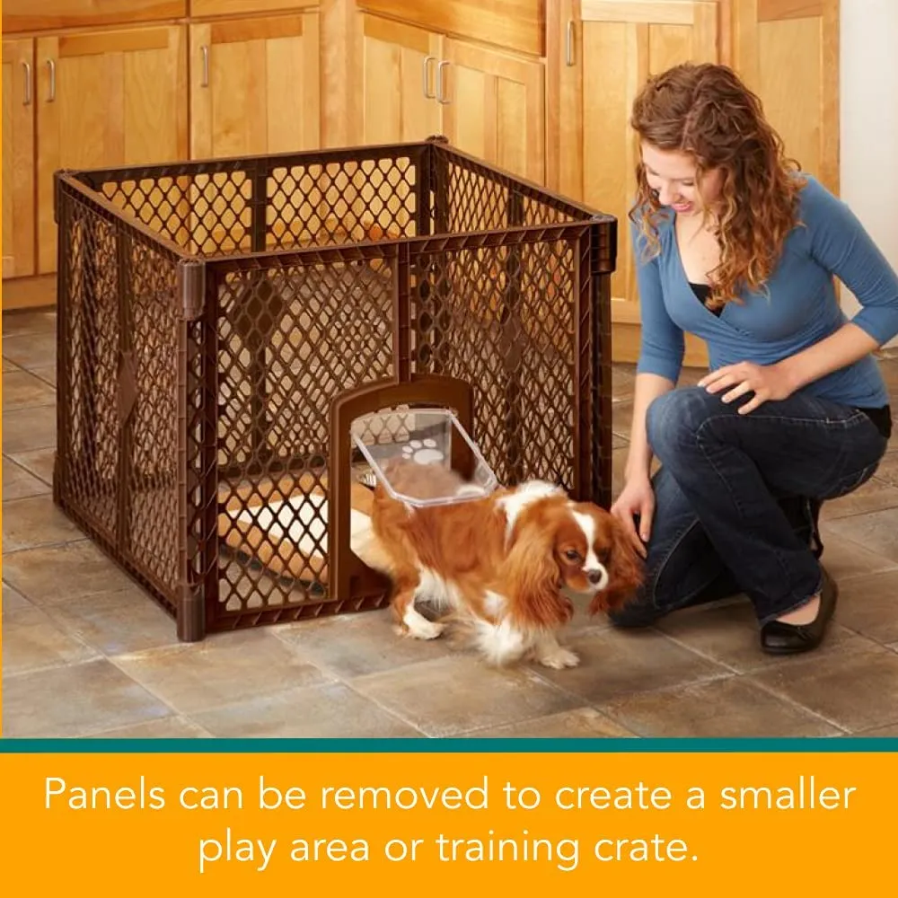 New in box! MyPet Petyard Passage, 8-Panel Pet Containment with Swinging Door
