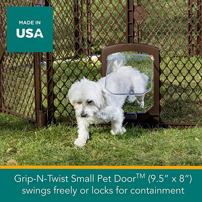 New in box! MyPet Petyard Passage, 8-Panel Pet Containment with Swinging Door