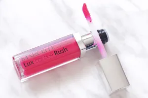 New Marcelle Lux Colour Rush Lip Lacquer, Uptown Pink, Hypoallergenic and Fragrance-Free, 5ml
