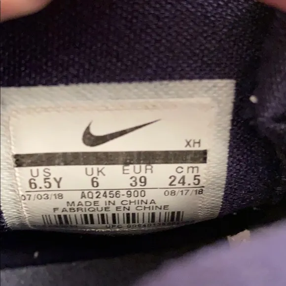 Nike Kyrie 5 GS Galaxy multicolor basketball sneakers 6.5Y