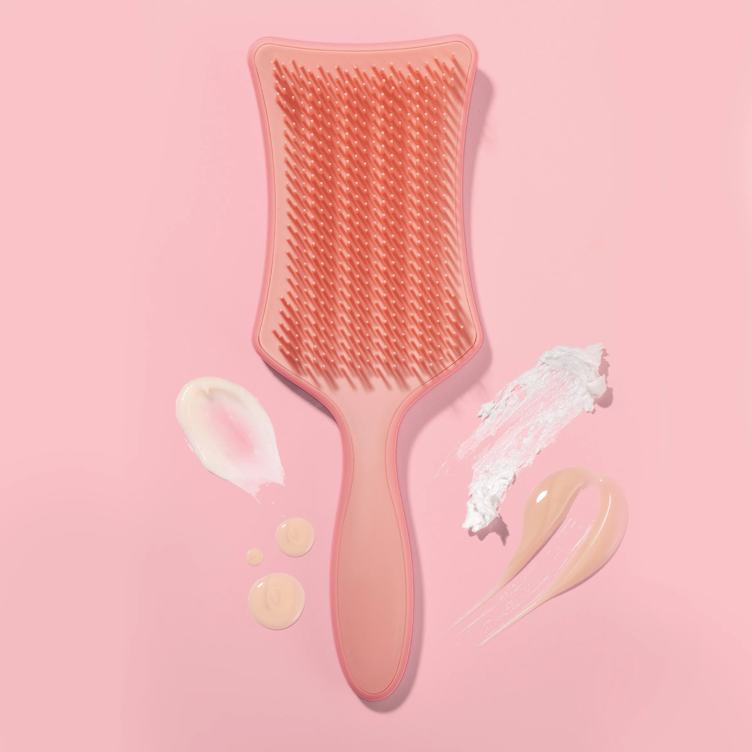 No Knots Detangling Hair Brush - Matt Pink