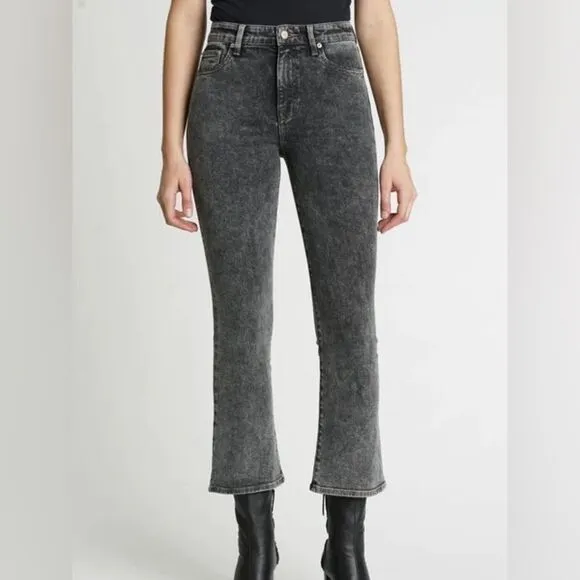 NWT Pistola Lennon High Rise Cropped Boot in Nightcap Acid Wash 24