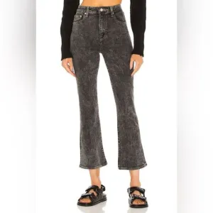 NWT Pistola Lennon High Rise Cropped Boot in Nightcap Acid Wash 24