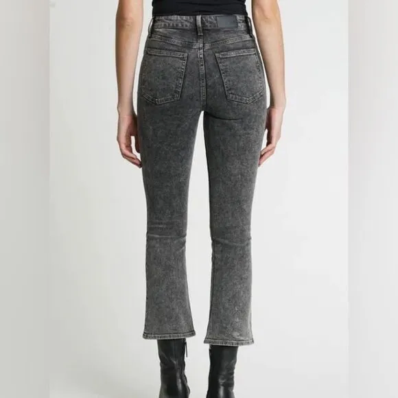 NWT Pistola Lennon High Rise Cropped Boot in Nightcap Acid Wash 24
