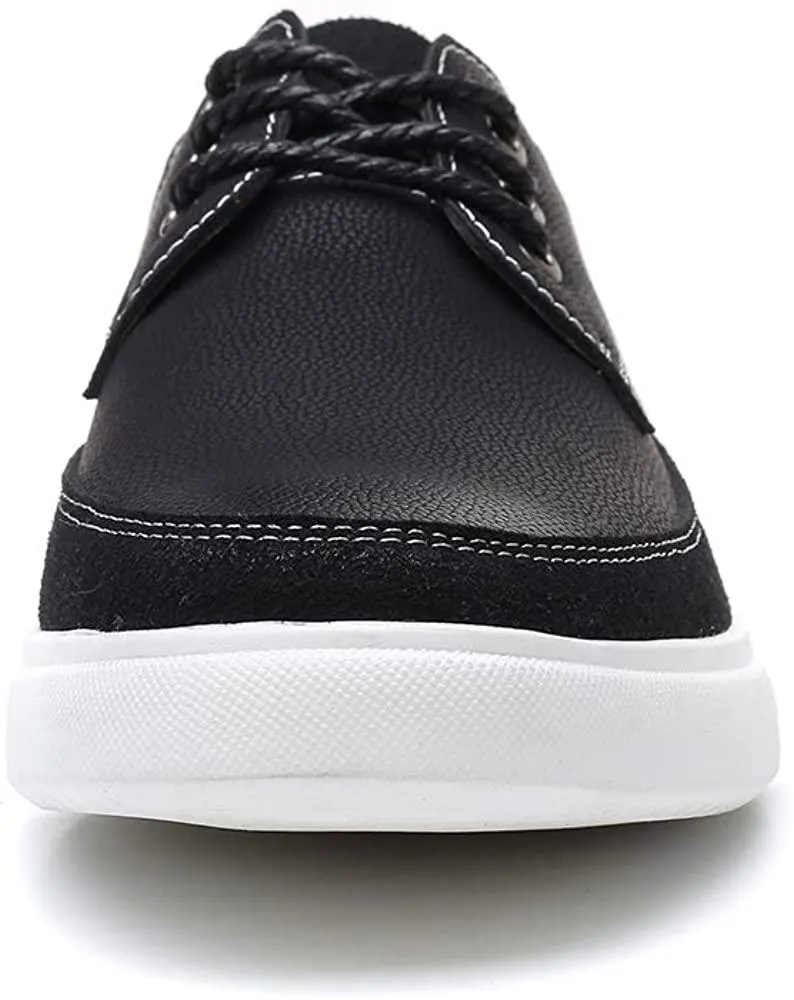 NXY Men's Casual Leather Sneakers Fashion Dress Slip-on Penny Loafers Lace-Up Lightweight Leather Shoes Breathable Driving Shoes for Men Work Outdoor