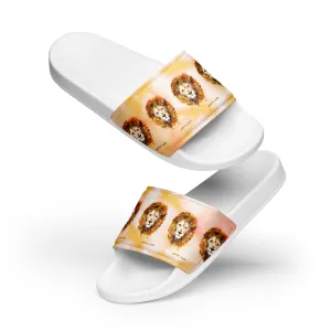 Orange Tie Dye Women's Slides