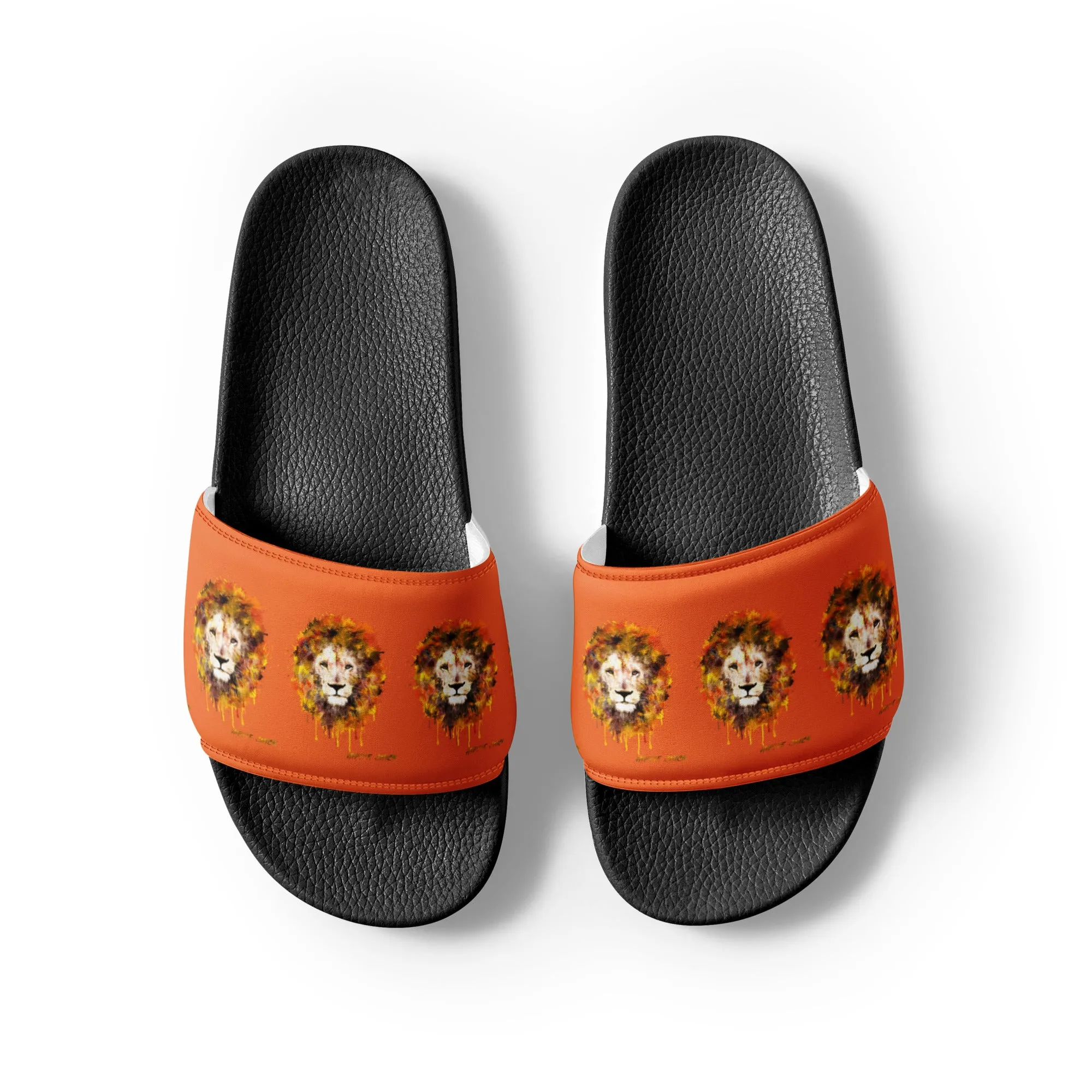 Orange Women's Slides