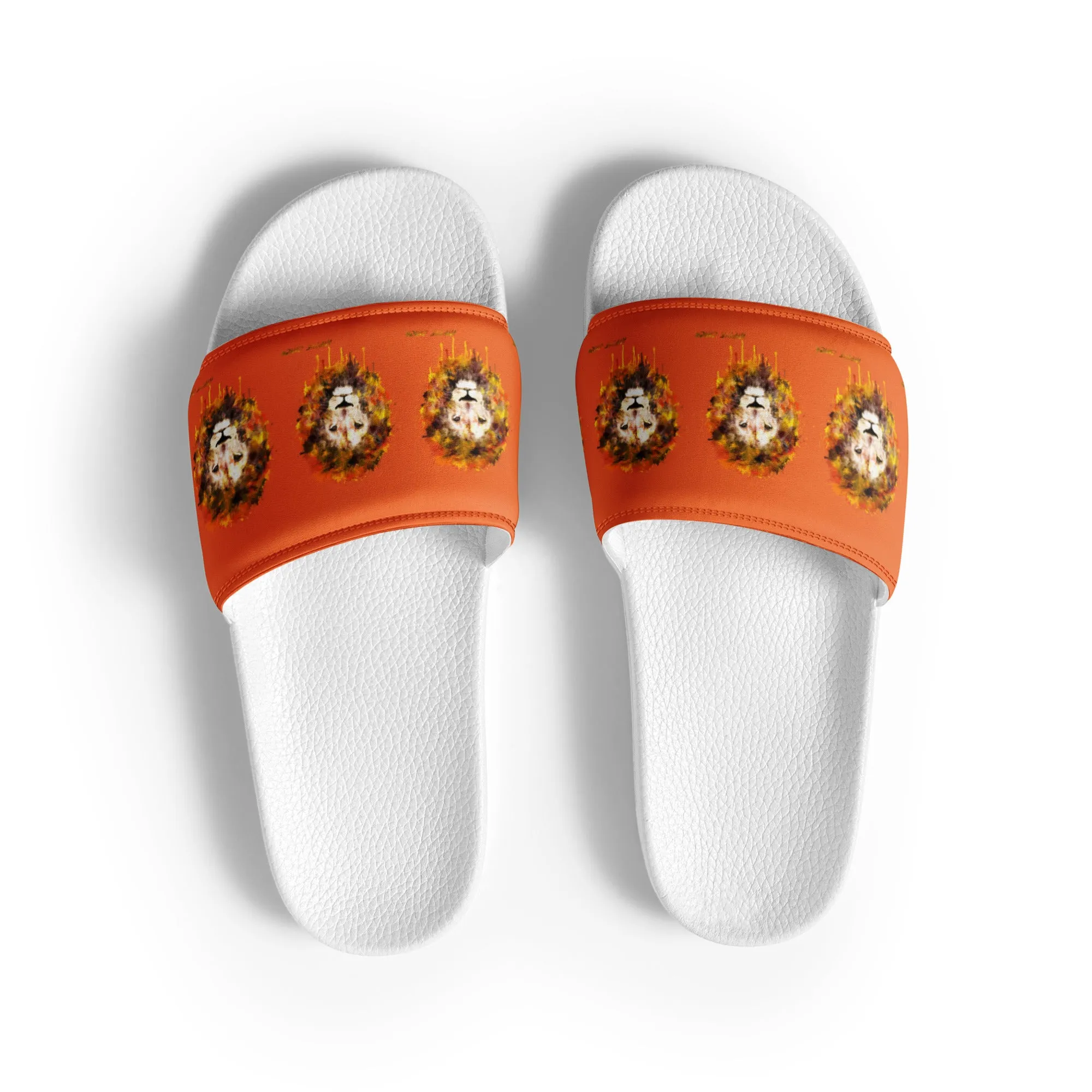 Orange Women's Slides