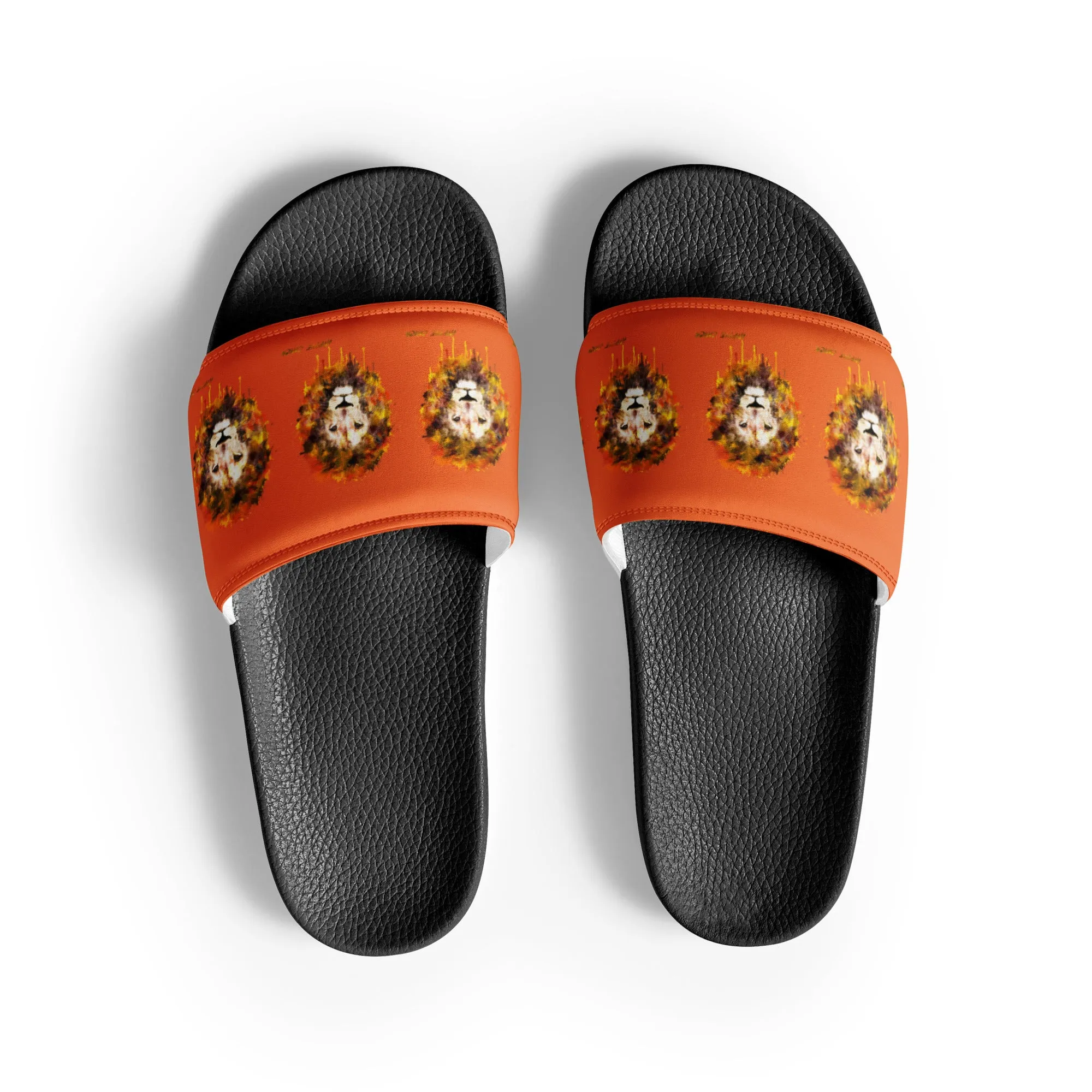 Orange Women's Slides