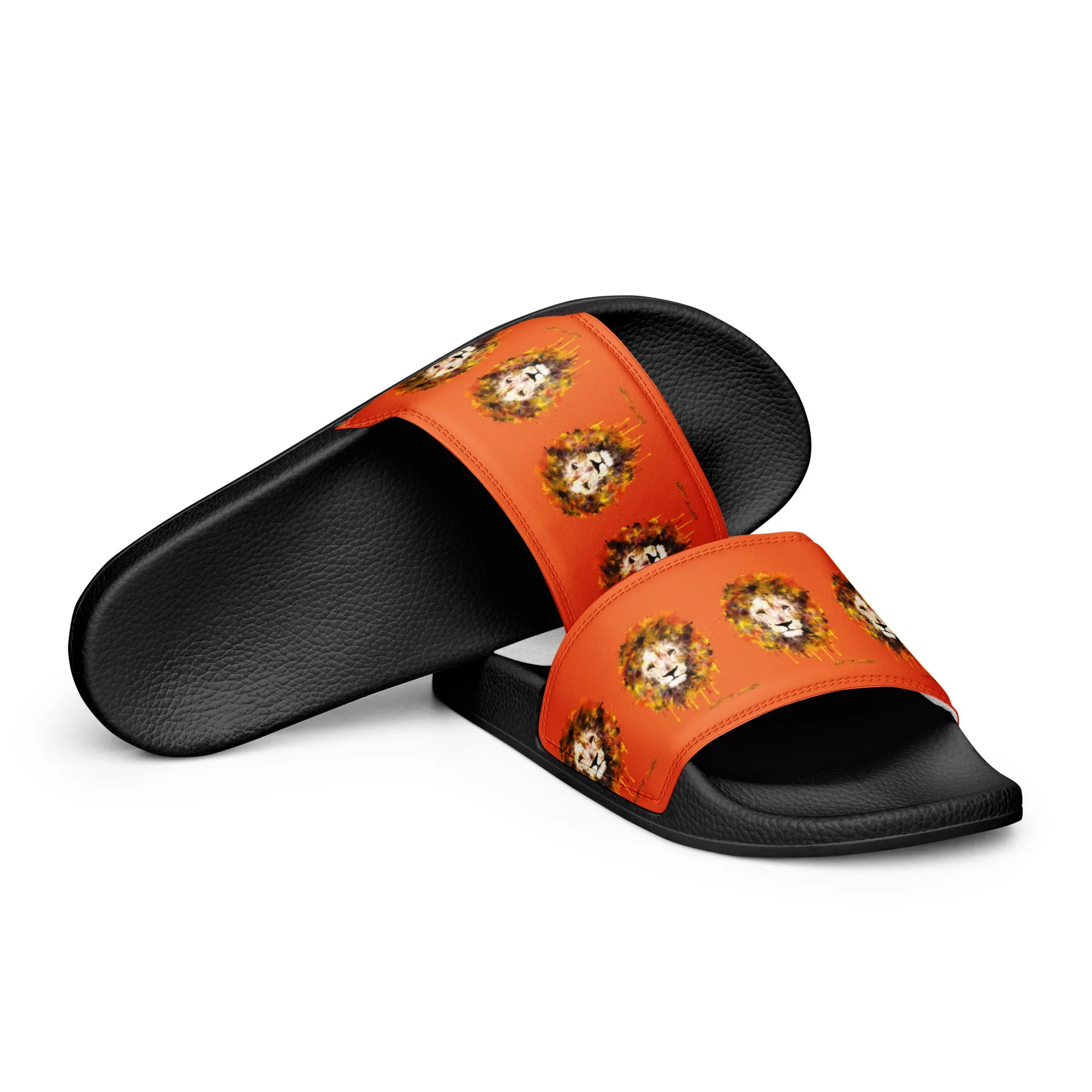 Orange Women's Slides