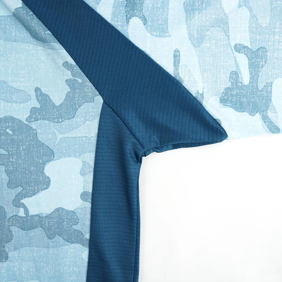 Pelagic Vaportek Fishing Shirt Fish Camo Slate