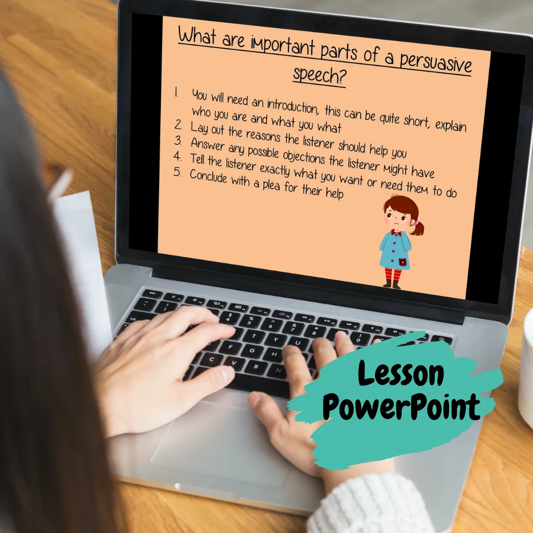 Persuasive Speech Lesson