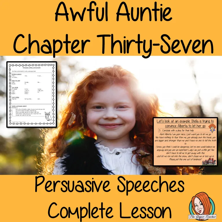 Persuasive Speech Lesson