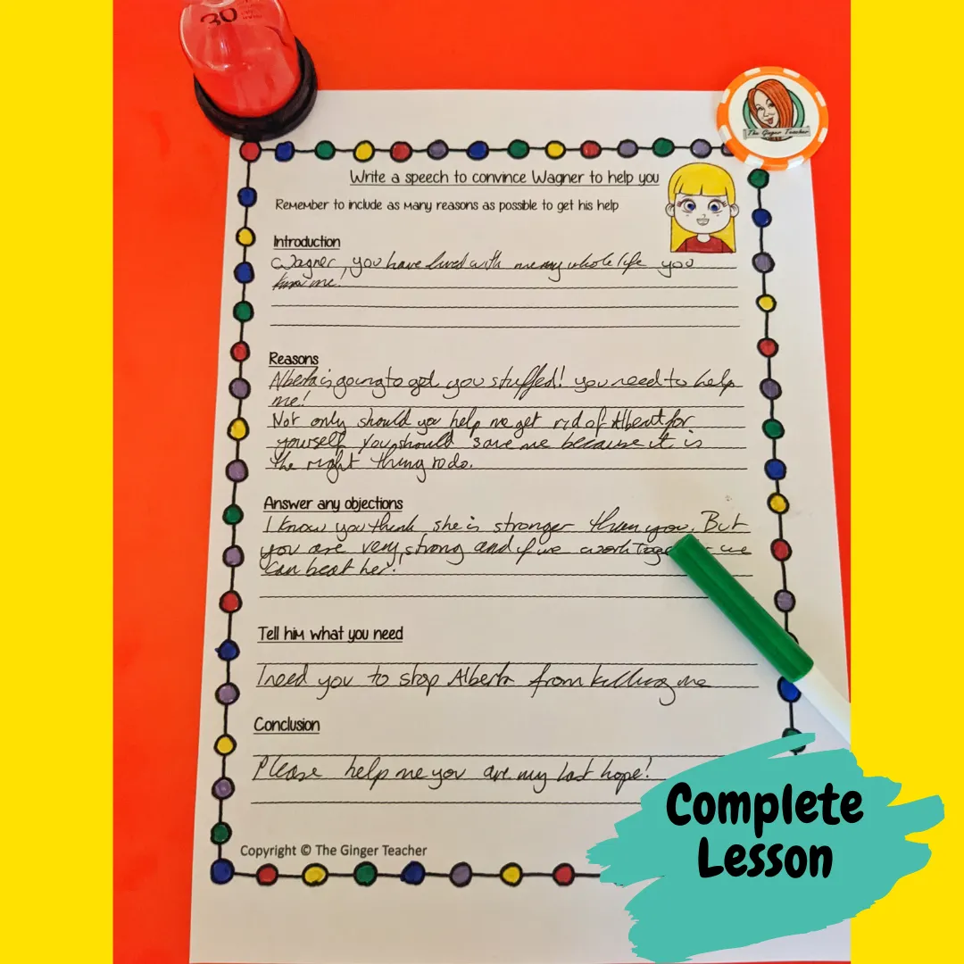 Persuasive Speech Lesson