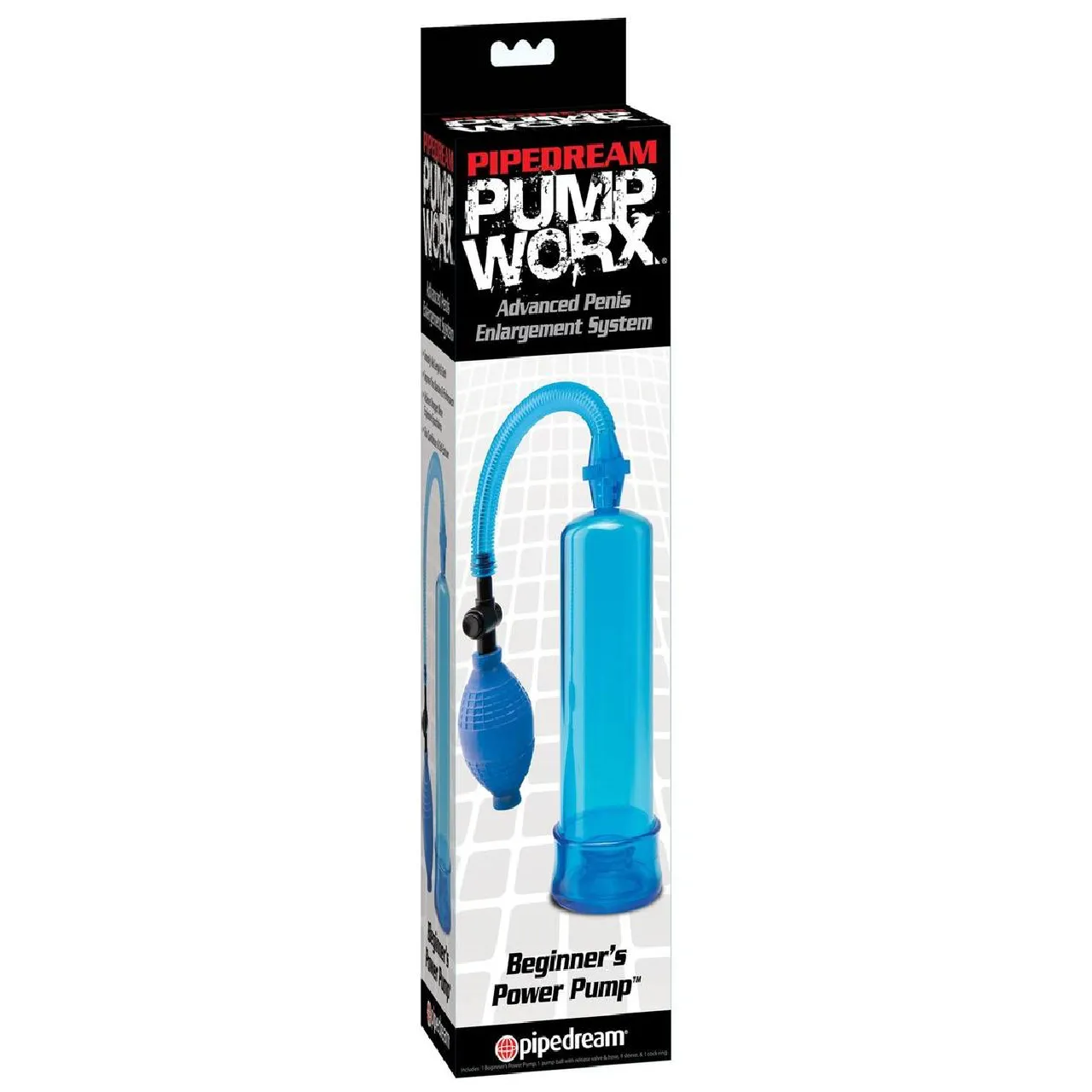 Pump Worx Beginner's Power Pump Advanced Penis Enlargement System - Blue