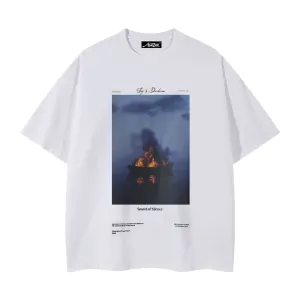 Pure Cotton 260G Flame Boat  T-shirt