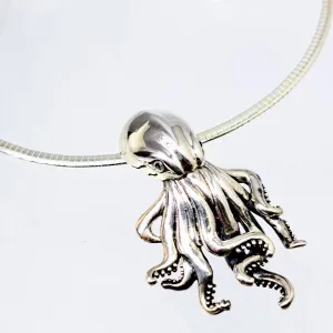 "Kraken Up" 16" Necklace - Sterling