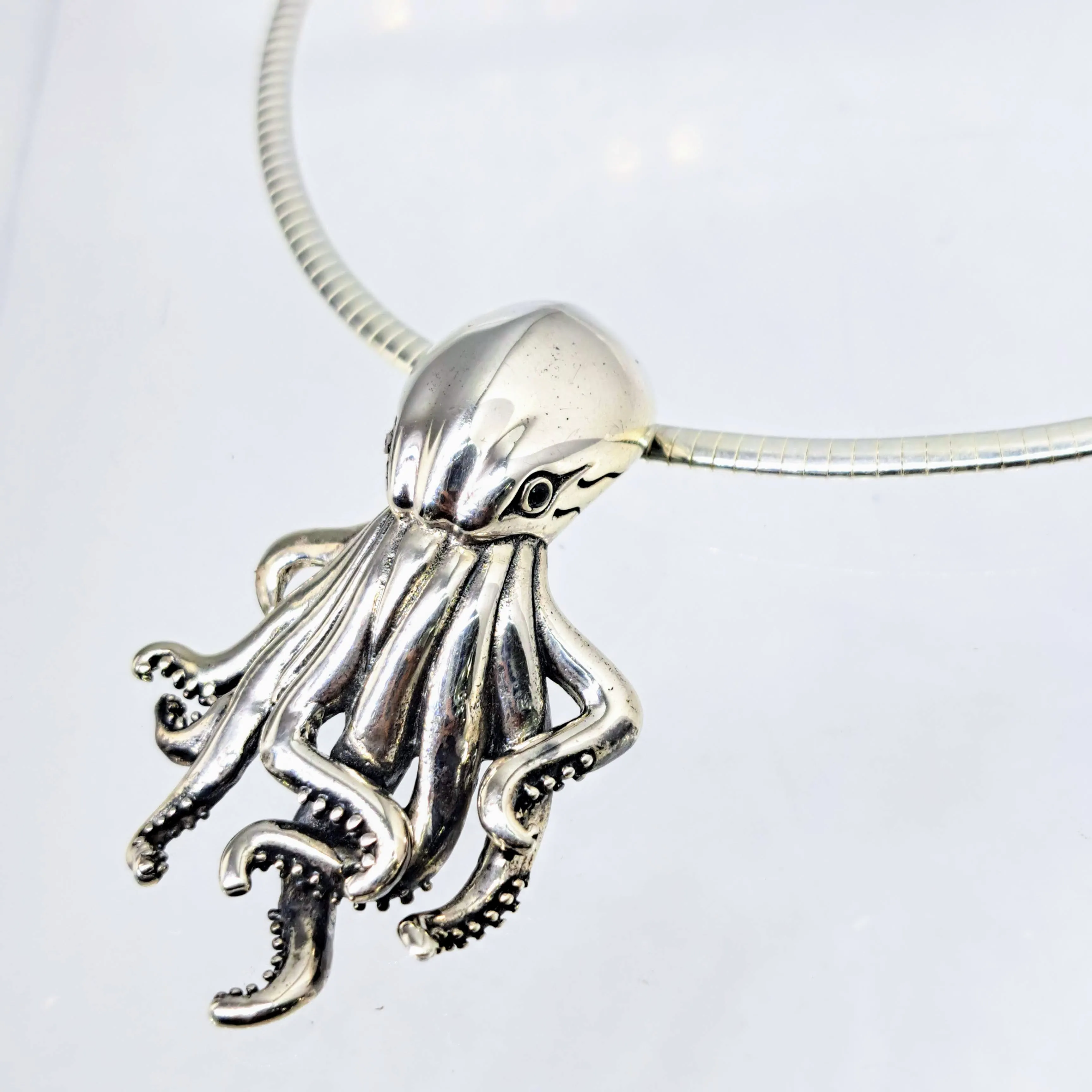 "Kraken Up" 16" Necklace - Sterling