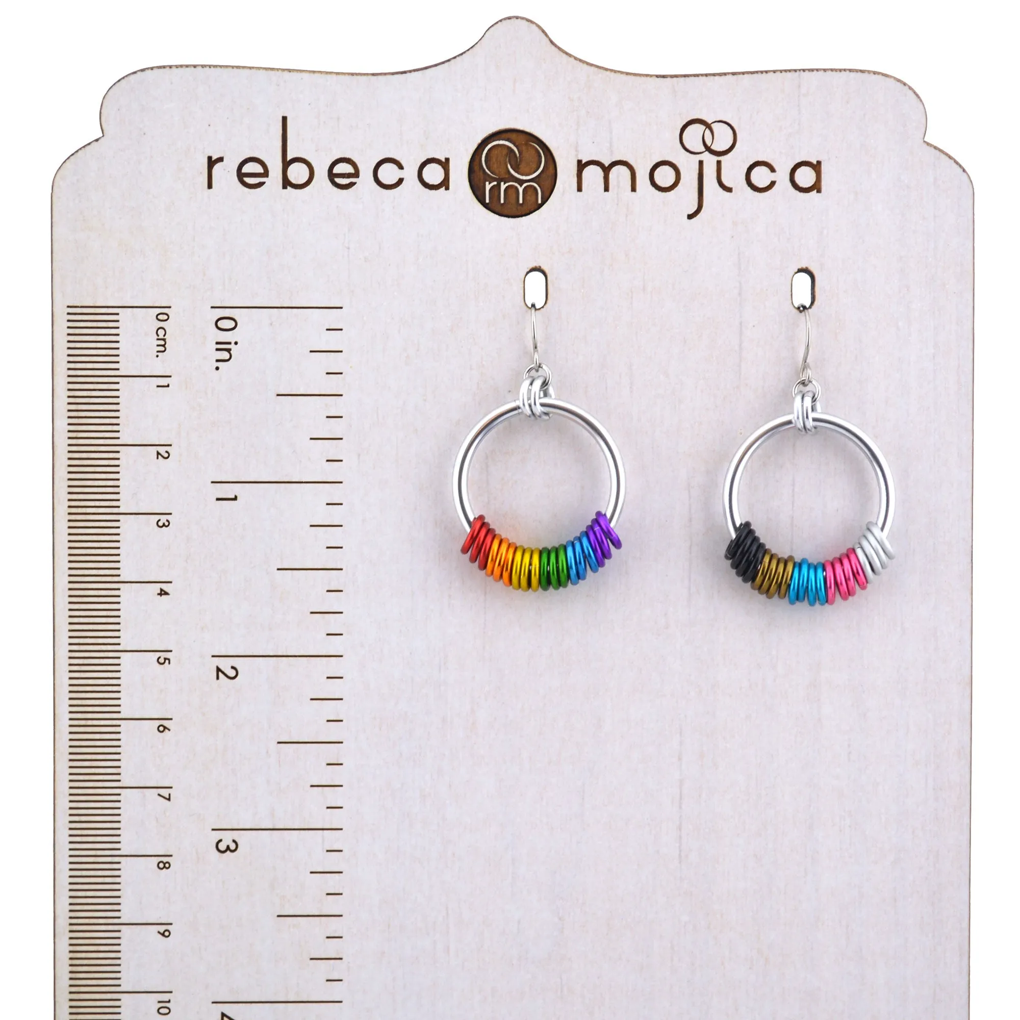 Rainbow Progress Pride - Hoop Earring