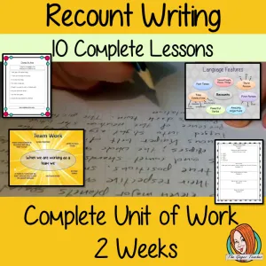 Recount Writing Unit