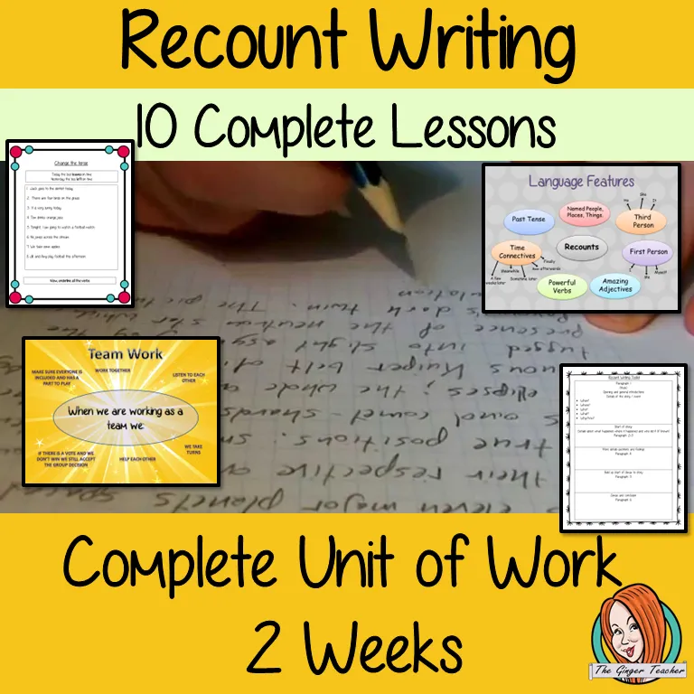 Recount Writing Unit