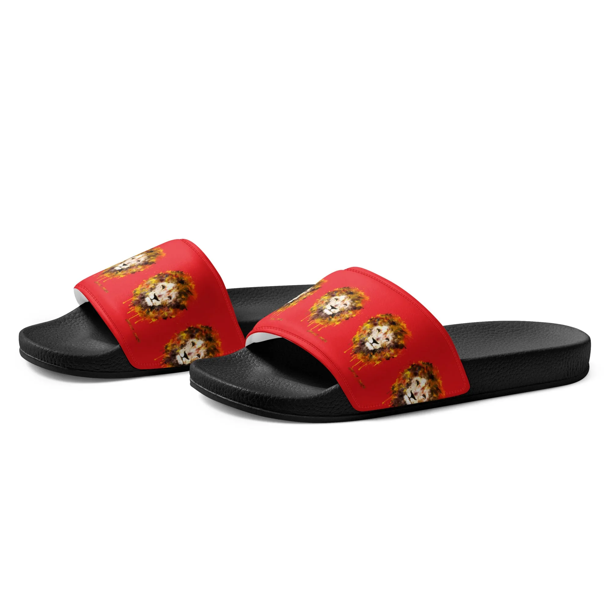Red Women's Slides
